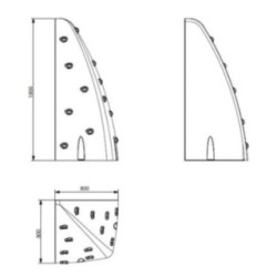 Rocòdrom Infantil MÒDUL CANTONER