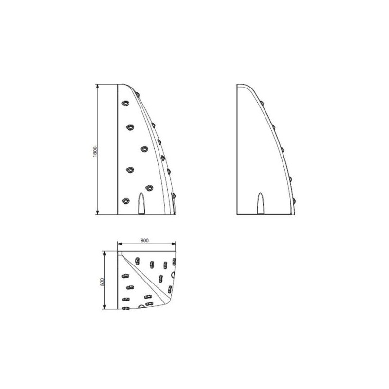 Rocòdrom Infantil MÒDUL CANTONER