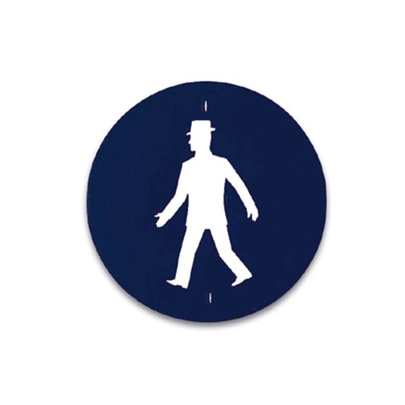 Señal de camino reservado para peatones