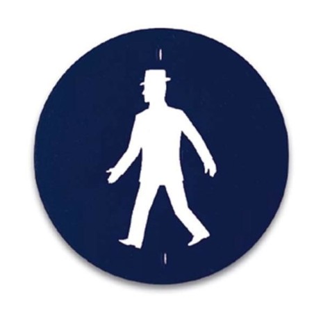 Señal de camino reservado para peatones