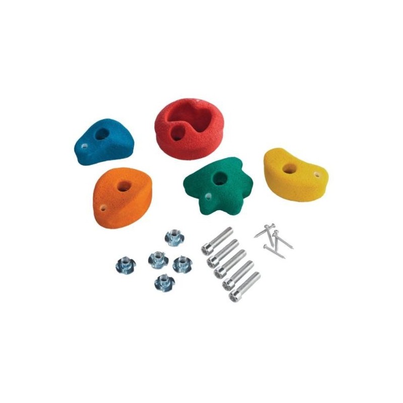 Set de piedras de escalada de poliresina