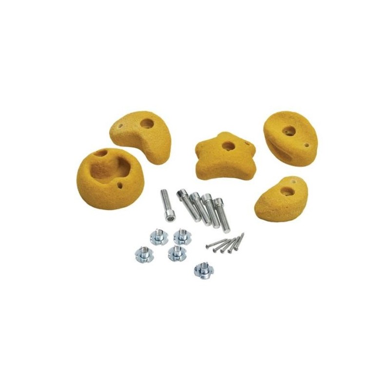 Set de piedras de escalada de poliresina