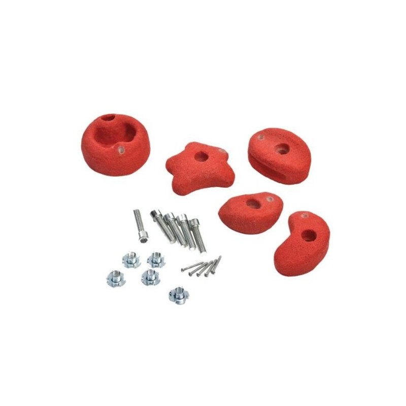 Set de piedras de escalada de poliresina