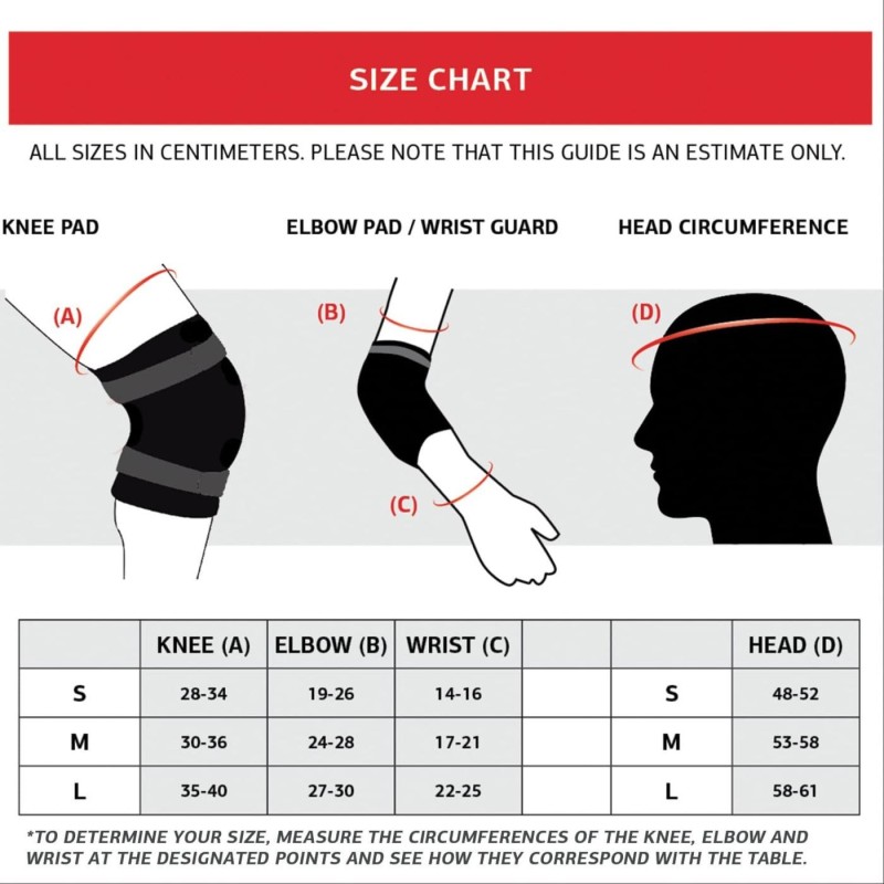 Conjunto de protecção de ciclismo infantil BERG M