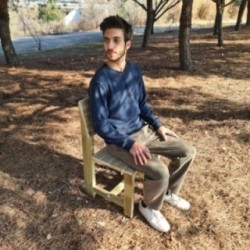 Silla de madera exterior MASGAMES BATEA