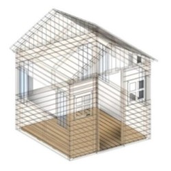 Terra de fusta per la caseta Masgames LOLLIPOP XXL HORECA