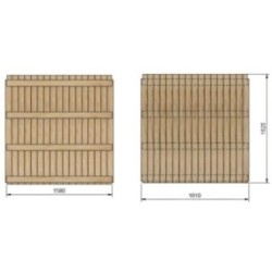 Terra de fusta per la caseta Masgames LOLLIPOP XXL HORECA