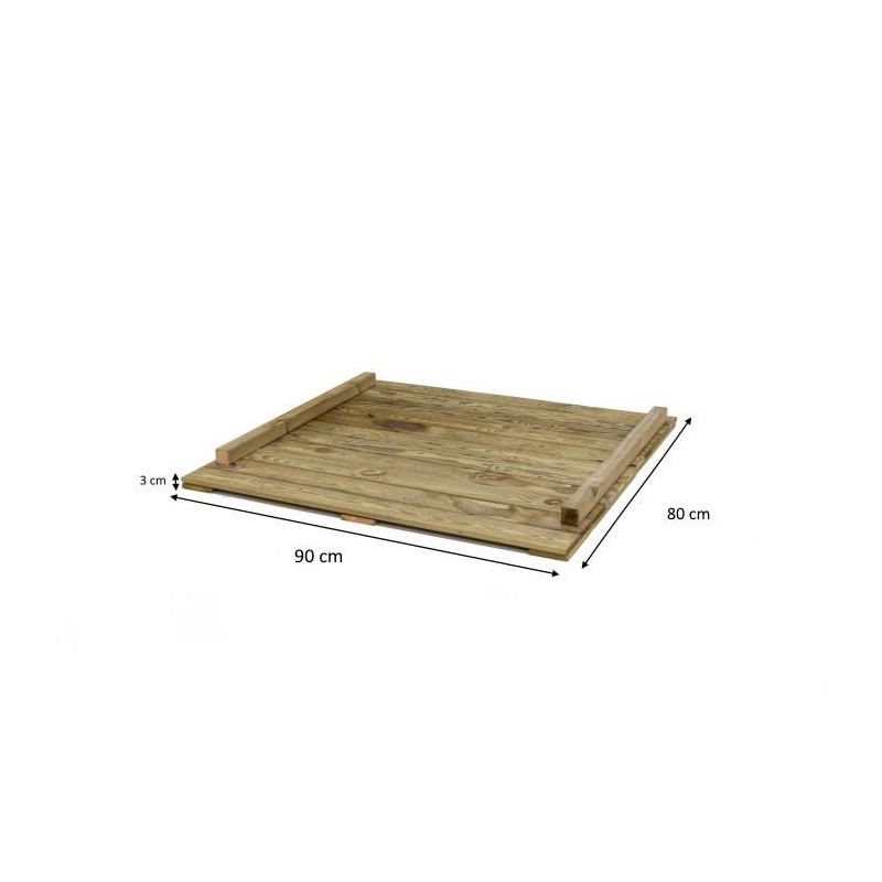 Suelo de madera para Casita infantil MASGAMES VISBY