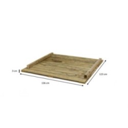 Suelo de madera para Casita infantil MASGAMES LOLLIPOP XL