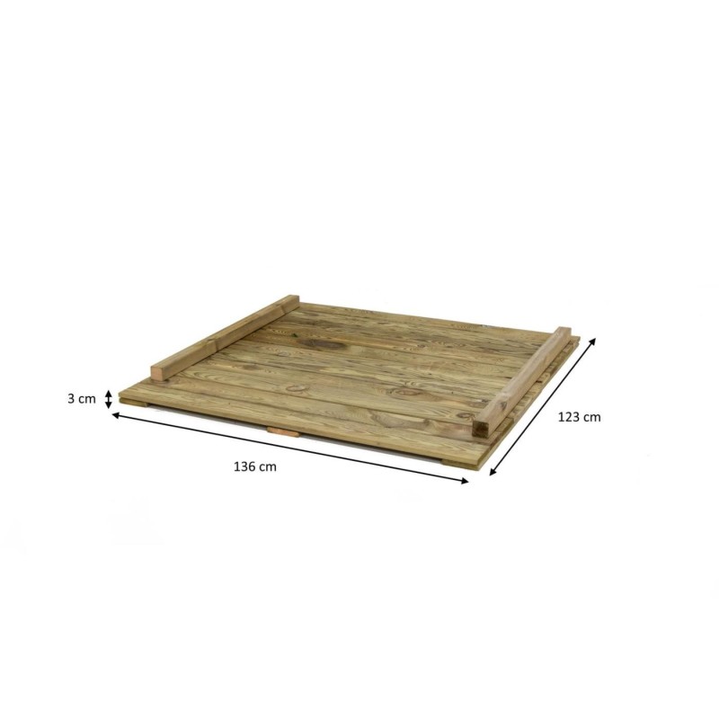 Suelo de madera para Casita infantil MASGAMES LOLLIPOP XL