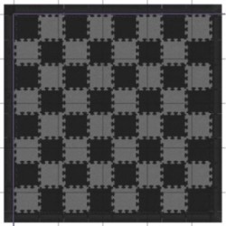 Tablero de ajedrez gigante de losetas de caucho puzle