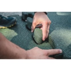 Tablero de ajedrez gigante de losetas de caucho puzle