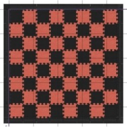 Tablero de ajedrez gigante de losetas de caucho puzle