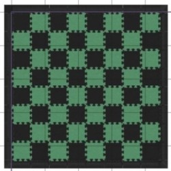 Tablero de ajedrez gigante de losetas de caucho puzle