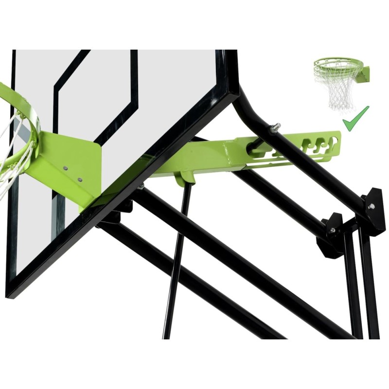 Tablero de baloncesto Galaxy graduable (con aro flexible)