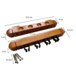 Taquera de bilhar MASGAMES Style de 4 tacs