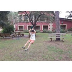 Conjunto tirolina MASGAMES + asiento