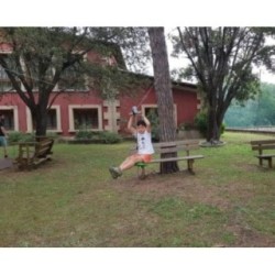 Conjunto tirolina MASGAMES + asiento