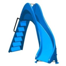 Escorrega toboágua de piscina Curvado 150 (direita ou esquerda)