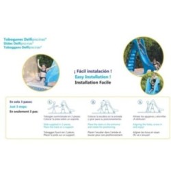 Escorrega toboágua de piscina Curvado 150 (direita ou esquerda)