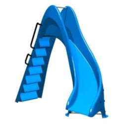 Tobogán acuático de piscina Curvado 175 (derecha o izquierda)