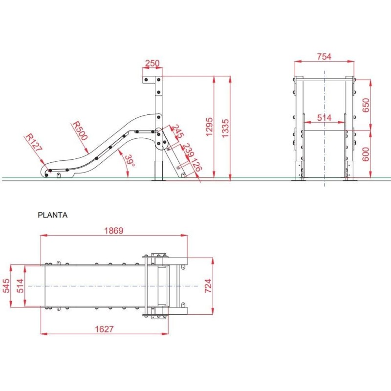 Tobogan AIMARA Baby 60 cm