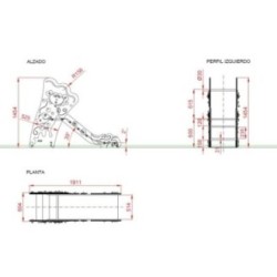 Tobogán AQUA Baby 60 cm