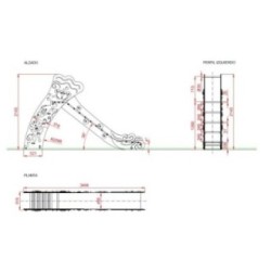 Tobogan AQUA Gran 136 cm