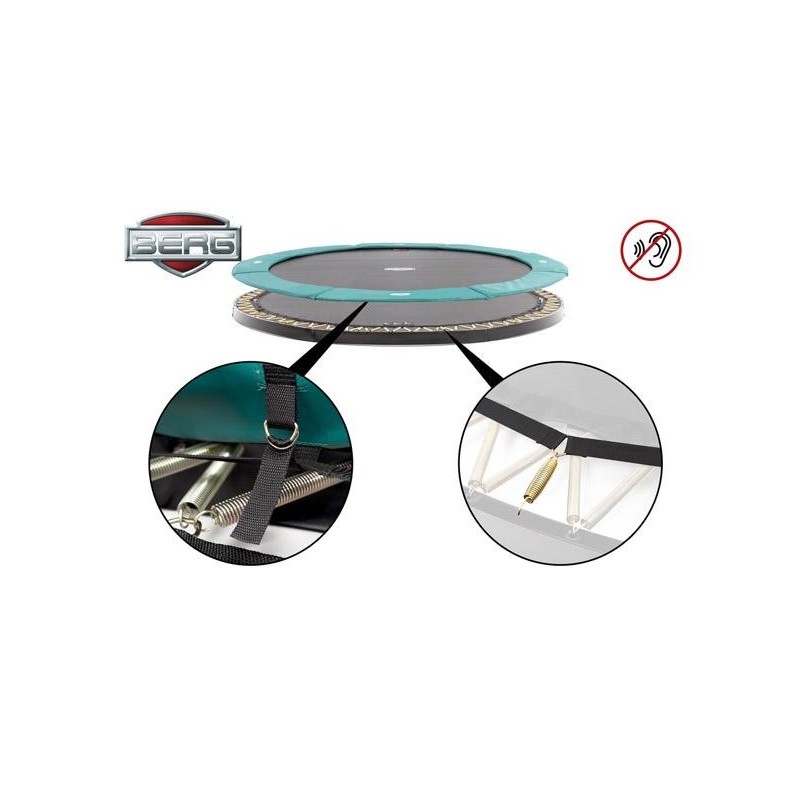 Cama elástica BERG Flatground Elite 430 Grey