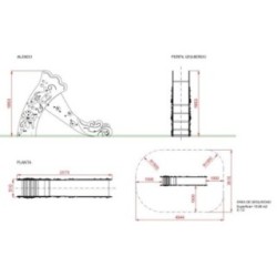 Escorregador AQUA Mini 90 cm