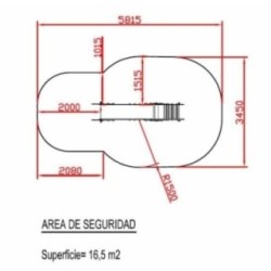 Tobogán CAMPANILLA Mini 90 cm