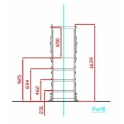 Tobogán CAMPANILLA Mini 90 cm