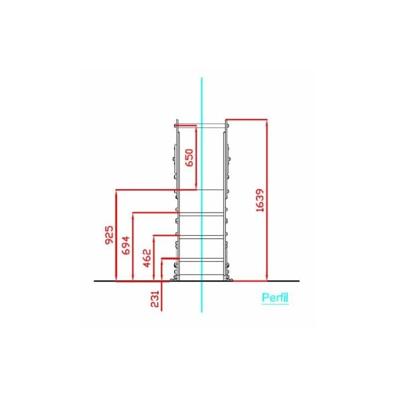 Tobogán CAMPANILLA Mini 90 cm