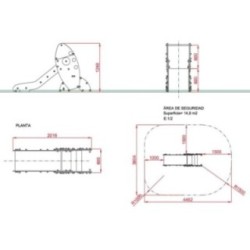 Tobogán COHETE Baby 60 cm