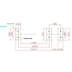 Tobogán COHETE Grande 136 cm