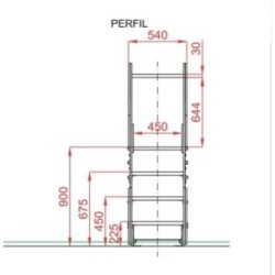Tobogán COHETE Mini 90 cm