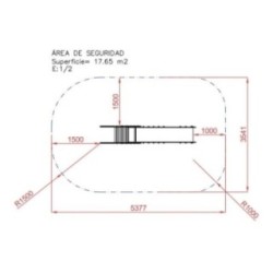 Tobogán COHETE Mini 90 cm