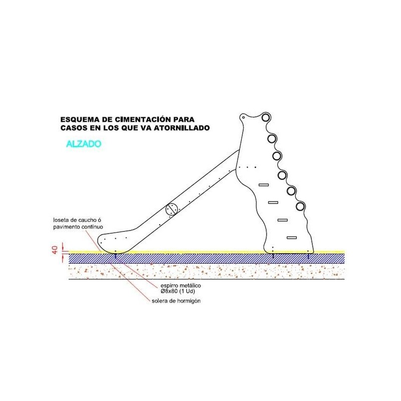 Tobogán GUISANTE Grande 136 cm