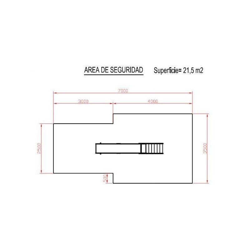 Tobogán GUISANTE Grande 136 cm