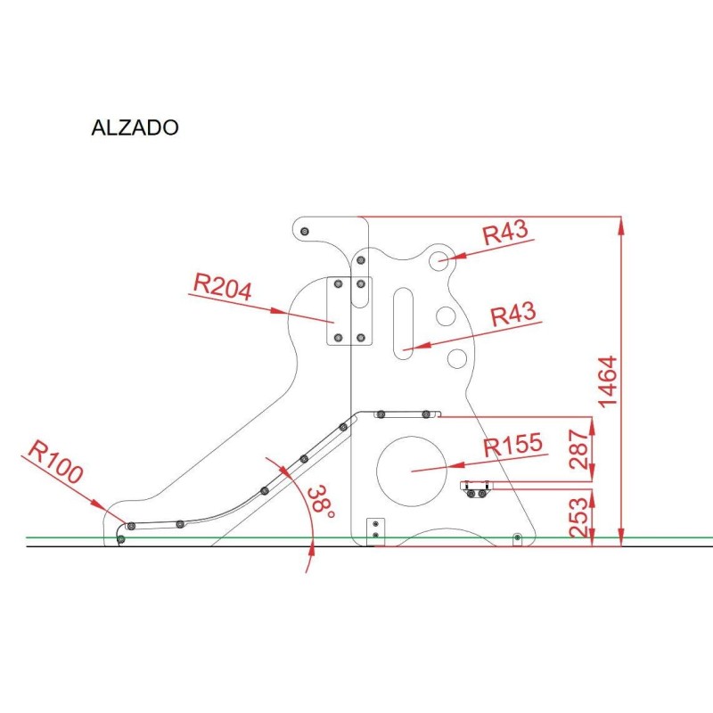 Tobogán GUISANTE Baby 60 cm