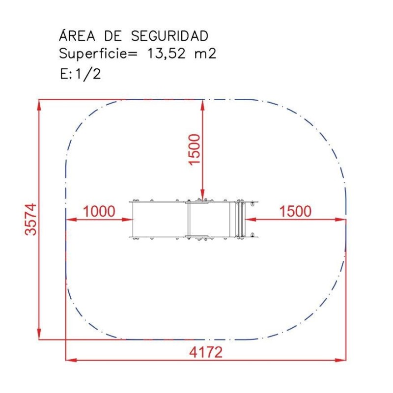Tobogán GUISANTE Baby 60 cm