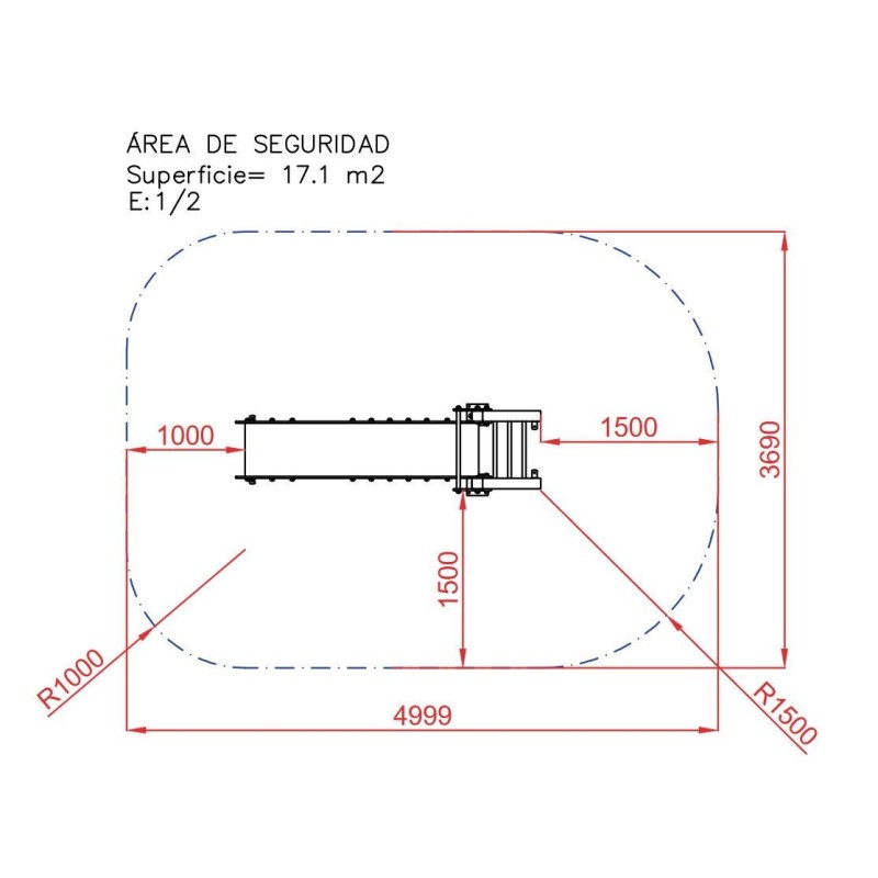 Tobogán AIMARA Mini 90 cm