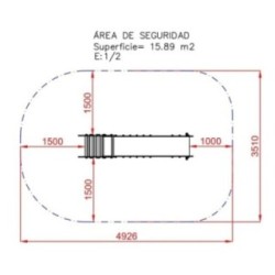 Tobogán JAMAICA Mini 90 cm