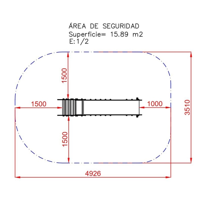 Tobogán JAMAICA Mini 90 cm