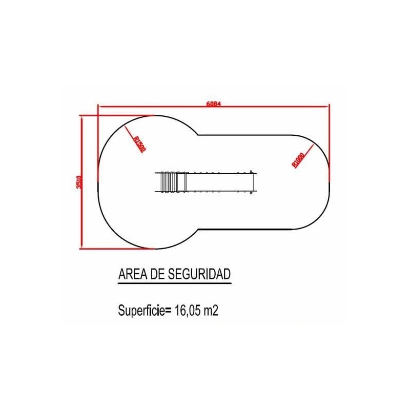 Tobogán JAMAICA Mini 90 cm