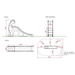 Tobogán NEUQUENSAURUS Mini 90 cm