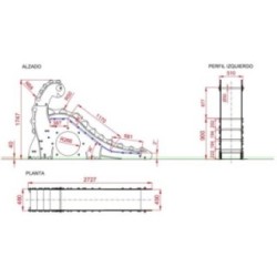 Tobogán NEUQUENSAURUS Mini 90 cm