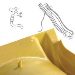 Rampa tobogán L altura 120 cm