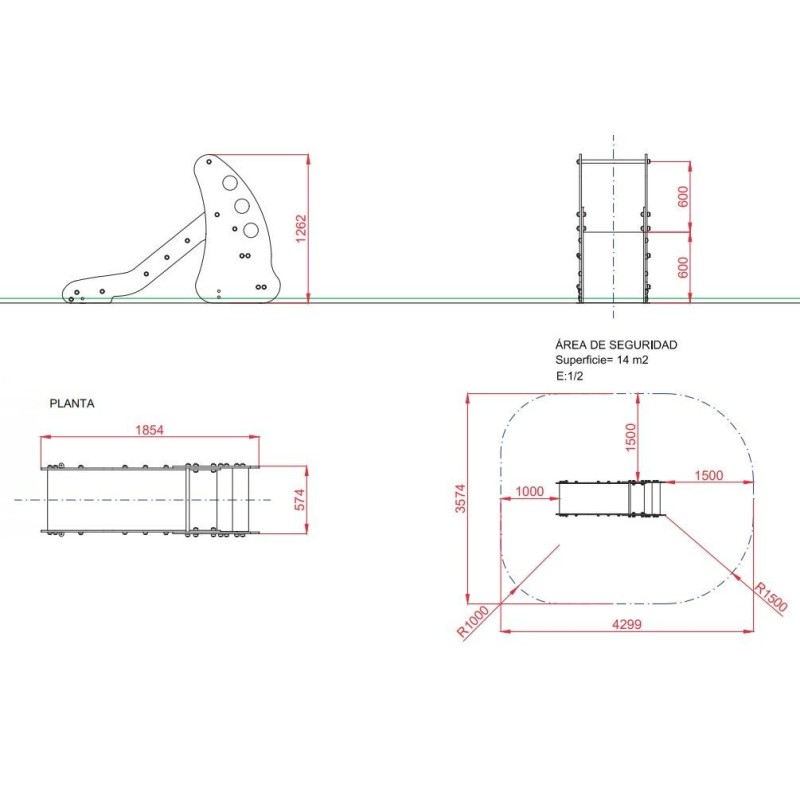 Tobogán SAMI Baby 60 cm