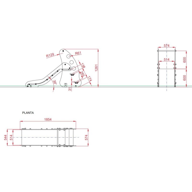 Tobogán SAMI Baby 60 cm